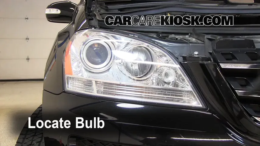 2007 Mercedes-Benz ML350 3.5L V6 Éclairage Feu clignotant avant (remplacer l'ampoule)